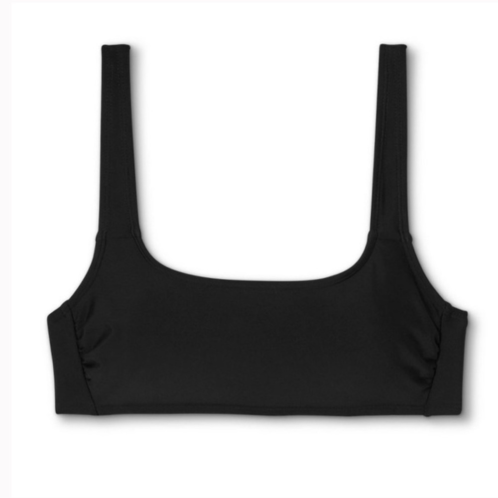 NWOT juniors black swim top